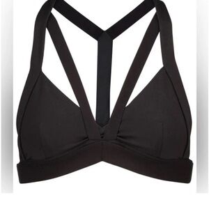 ALO Yoga Black Strappy Bra
